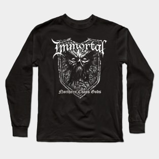 Immortal Northern Chaos Gods | Black Metal Long Sleeve T-Shirt
